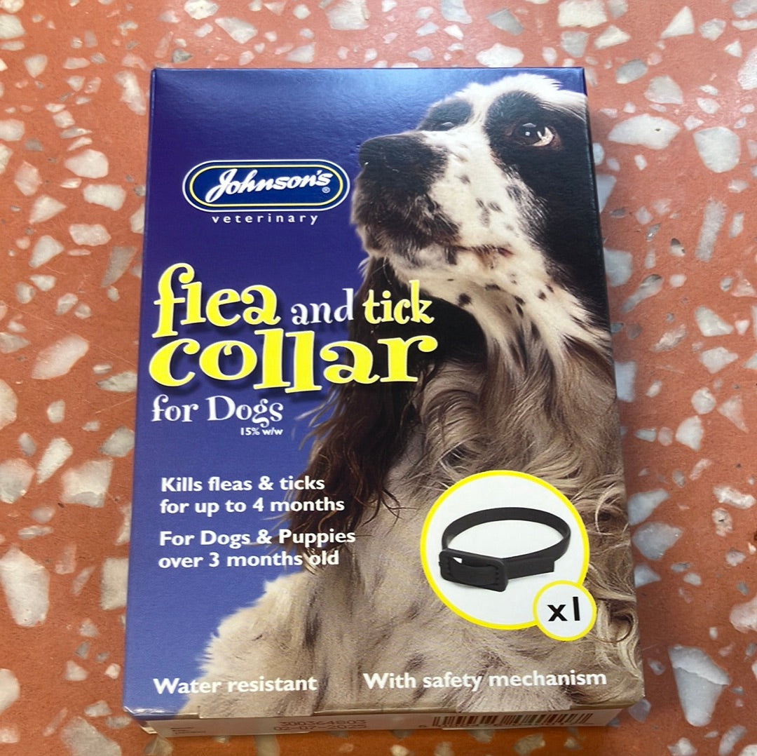 Johnson s Flea and Tick Collar for Dogs The Dog s Spot