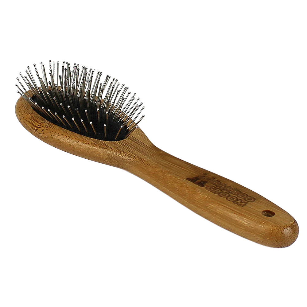 Bamboo Groom Oval Pin Brush