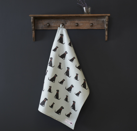 BlackLabradorTeaTowel