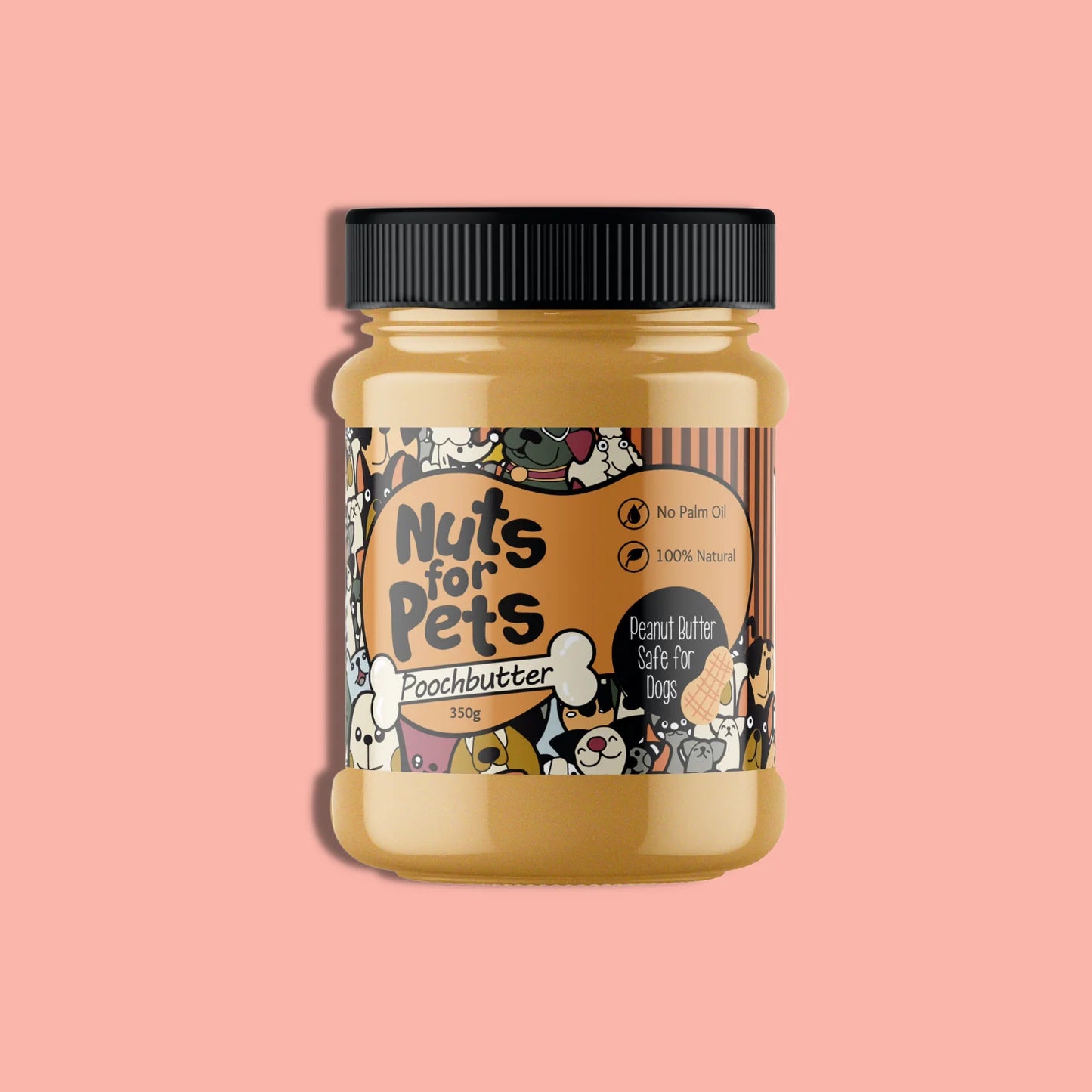Nuts for Pets Poochbutter Peanut Butter 350g