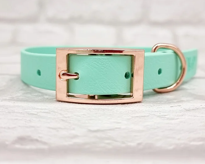 Trinkety Paws Waterproof BioThane© Dog Collar