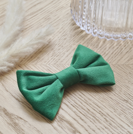 VELVETBOWTIE-GREEN
