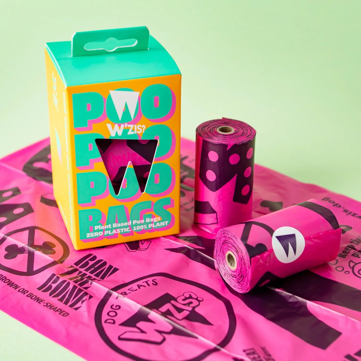 W’zis Plant Based Compostable Poo Bags