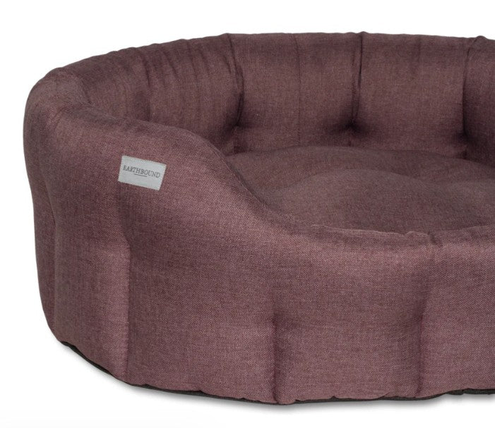 Earthbound Round Eden Bed in Mulberry