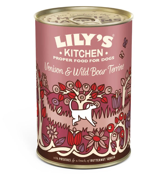 Lily's Kitchen Venison and Wild Boar Terrine for Dogs