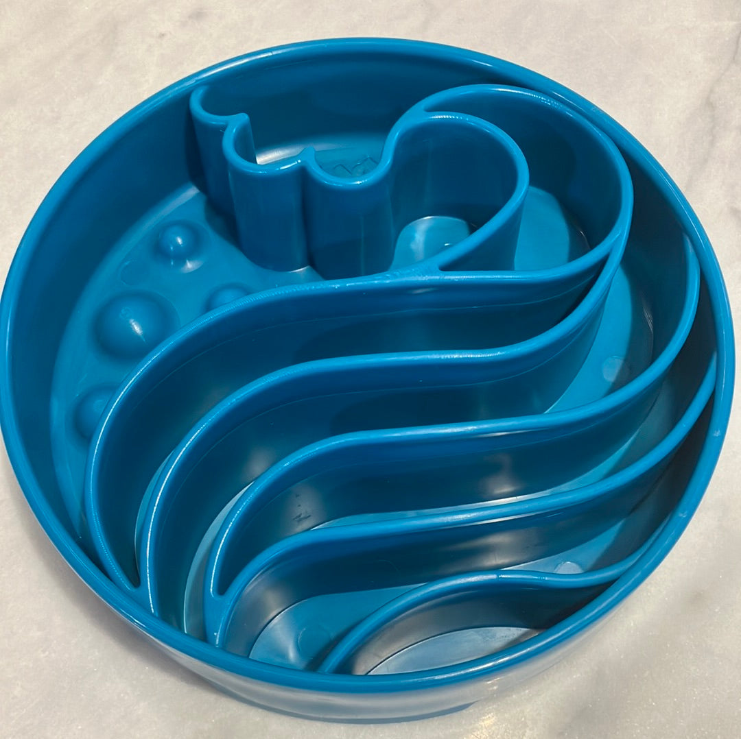 Sodapup - Wave Design Ebowl Enrichment Slow Feeder Bowl For Dogs