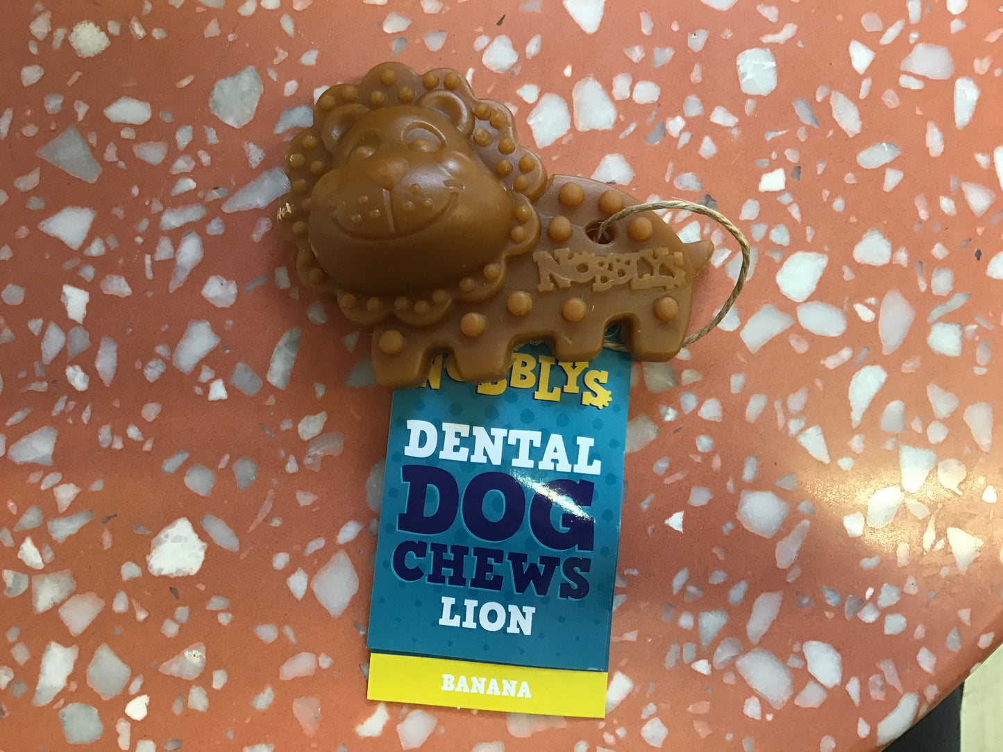 Nobblys Dental Dog Chew Lion - Banana