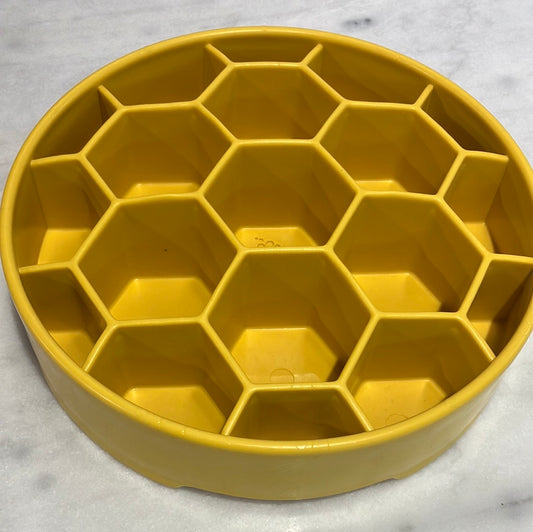 Sodapup - Honeycomb Design Ebowl Enrichment Slow Feeder Bowl For Dogs