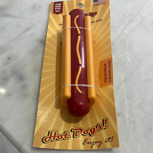 Sodapup hot dog nylon toy