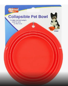 Animal Instincts Collapsible Travel Bowl