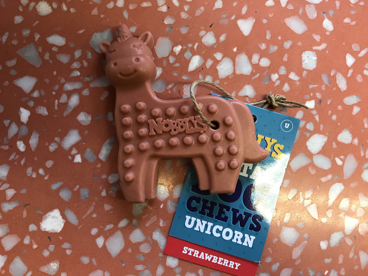 Nobblys Dental Dog Chew Unicorn- Strawberry