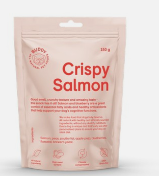 Buddy Pet Crispy Salmon Dog Treats