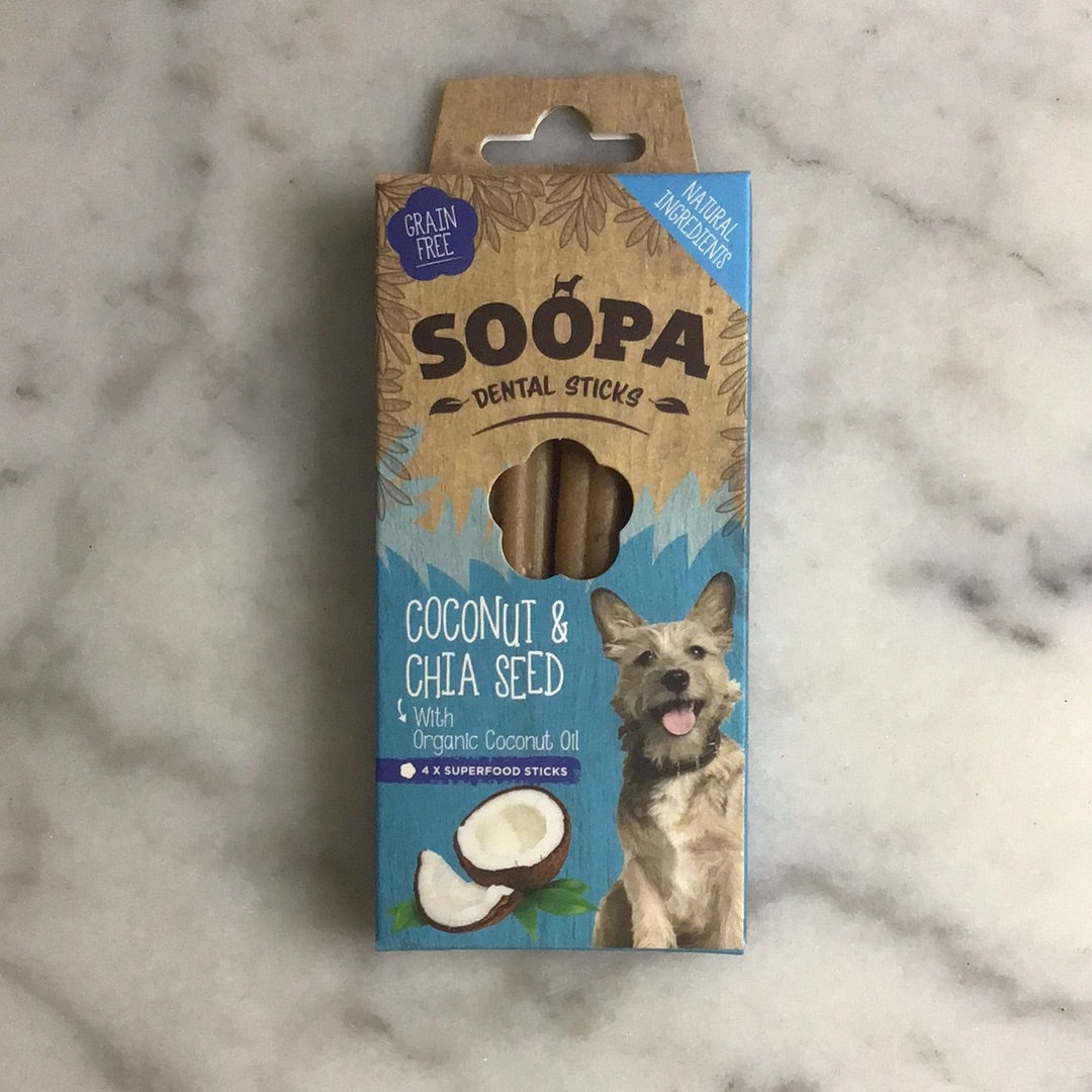 Soopa dental sticks coconut & chai seeds