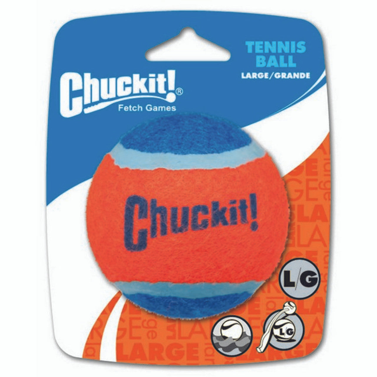 Chuckit! Dog Tennis Ball 1 Pack Large 7.3cm