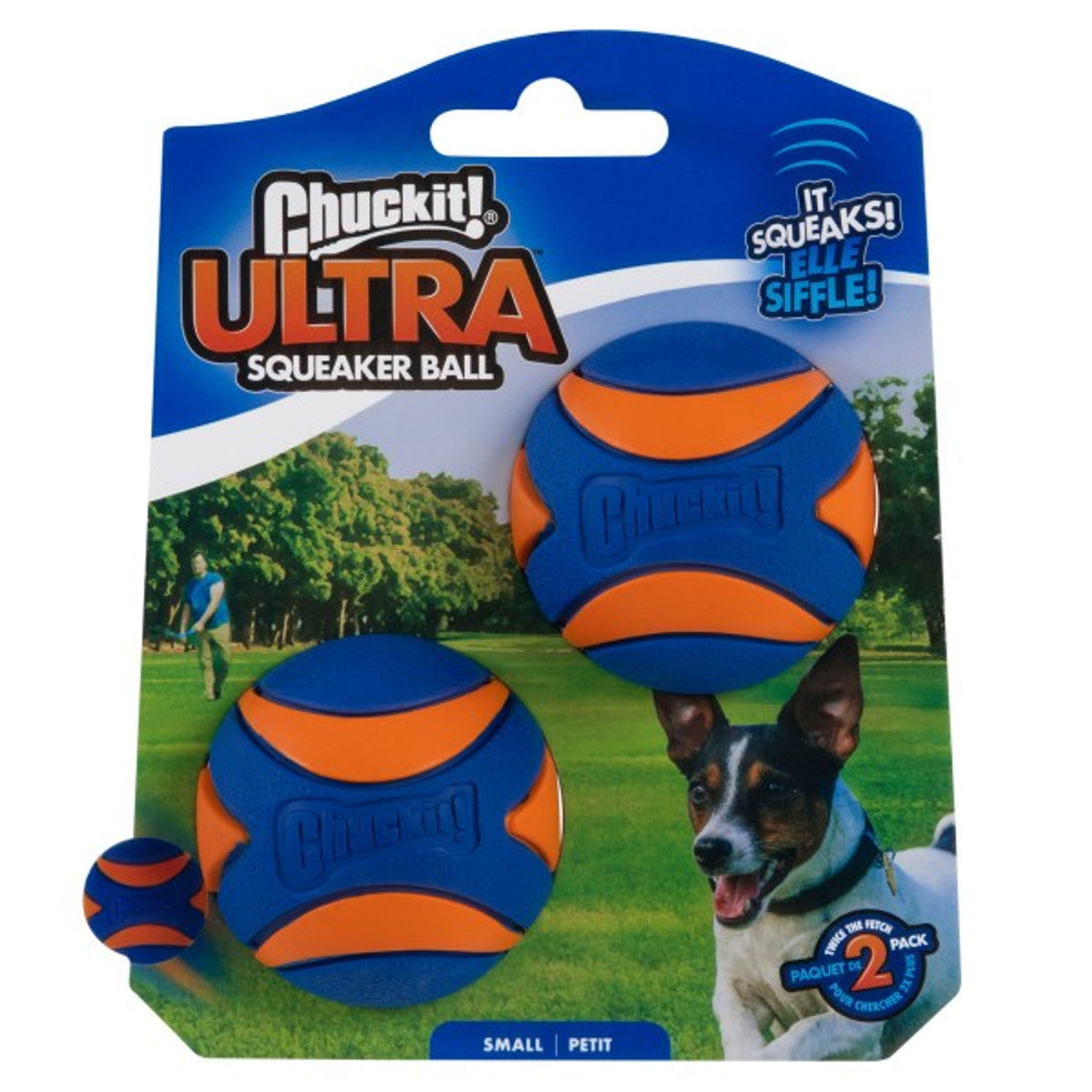 Chuckit! Ultra squeaker ball 2pk