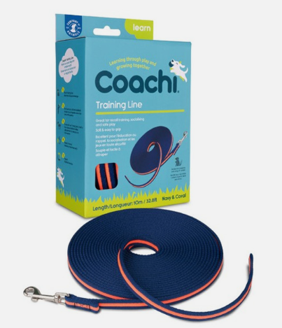 Coachi Training Line Navy & Coral 10m