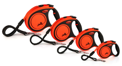 Flexi Xtreme Tape Retractable & Extending Dog Lead Orange