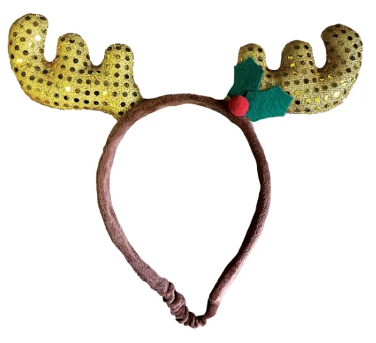 Happy Pet Glitter Antler Headband