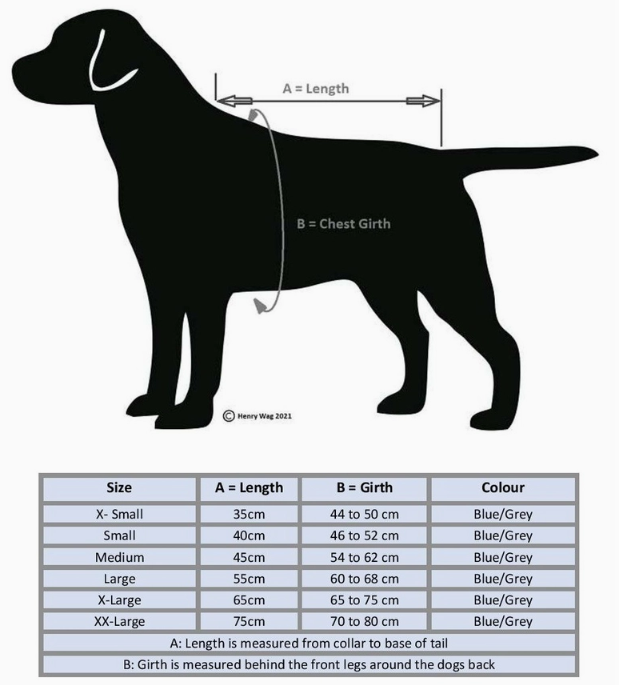 Henry Wag Dog Waterproof Coat