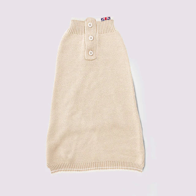 Hugo & Hudson knitted jumper beige