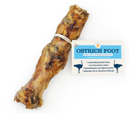 JR Pets Ostrich Foot Bones