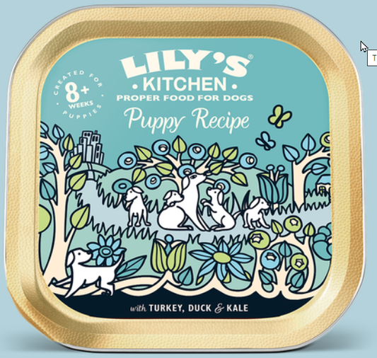 Lilys Kitchen Puppy Recipe Turkey Duck and Kale