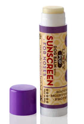 Lucky pup sunscreen balm for noses