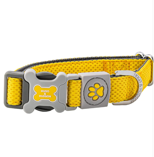 Hugo & Hudson Mesh Collar - Yellow