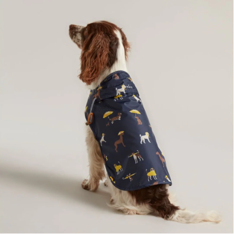 Joules Water Resistant Dog Coat - Navy