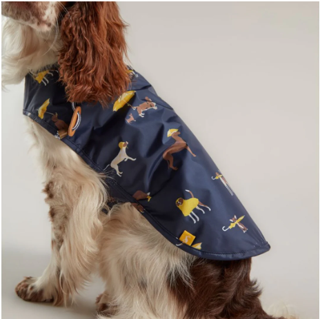 Joules Water Resistant Dog Coat - Navy