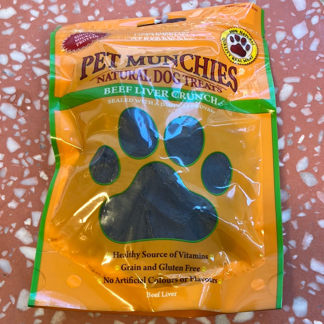 Pet Munchies Beef Liver Crunch 90g