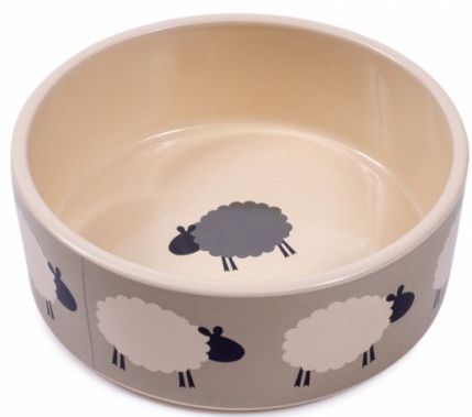 Petface Sheep Ceramic Feeding Bowl 15CM