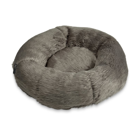 Petface Luxury Faux Fur Donut Bed