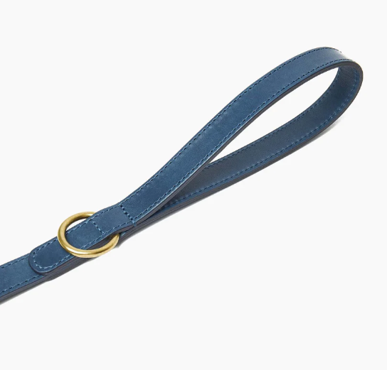 Stately Hound - Hand-Stitched Premium Leather Dog Lead with Brass Hardware