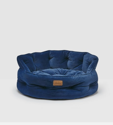 Joules Velvet Chesterfield Pet Bed