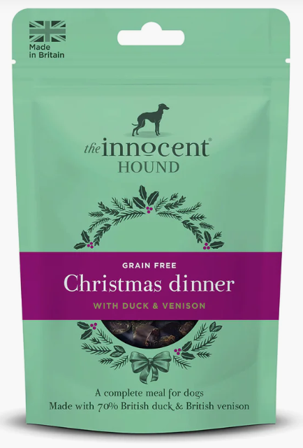 The Innocent Hound  Christmas Dinner Feast with Duck & Venison