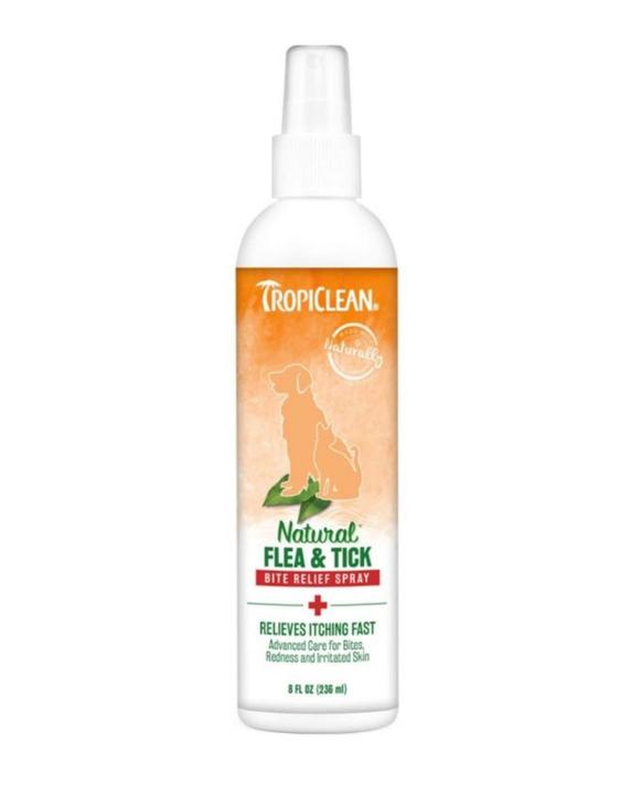 TropiClean Flea and Tick Bite Relief Spray 236ml