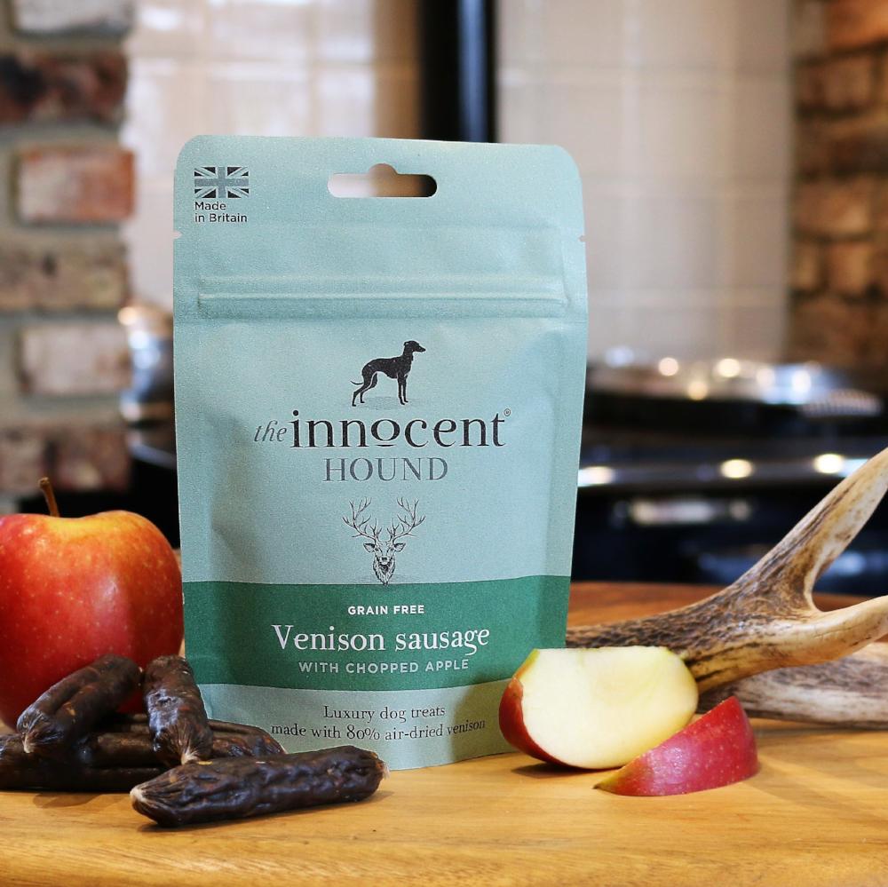 The Innocent Hound - Venison Sausages with Chopped Apple Treats