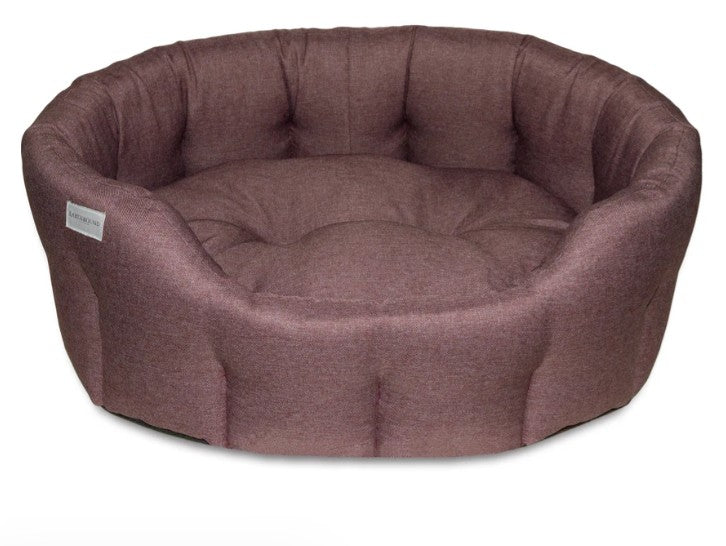 Earthbound Round Eden Bed in Mulberry