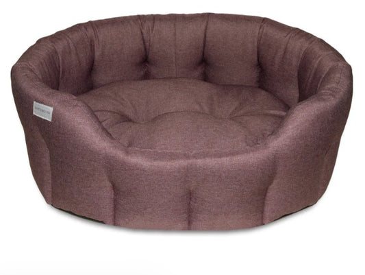 Earthbound Round Eden Bed in Mulberry