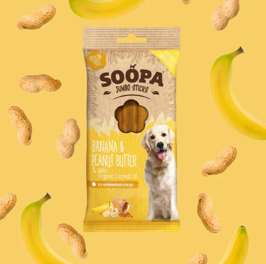 Soopa jumbo banana & peanut butter